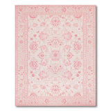Blush Pink Floral Persian Traditional Persian Area Rug