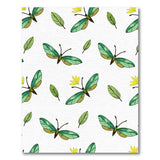 Whimsical Butterfly Leaf Area Rug