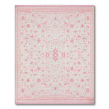 Blush Pink Floral Medallion Floral Vintage Area Rug