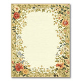 Vintage Floral Border Area Rug