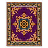 Purple Ornate Traditional Persian Area Rug