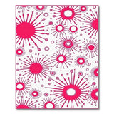 Vibrant Pink Starburst Area Rug