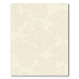 Beige Swirling Cloud Outline Area Rug