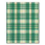 Green Rustic Farmhouse Classic Green Plaid Check Area Rug