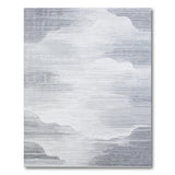 Ethereal Grey Cloud Abstract Area Rug