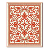 Ornate Red Traditional Persian Traditional Persian Area Rug