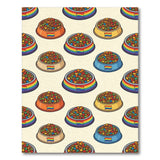Rainbow Pet Bowls Kids Cartoon Rug