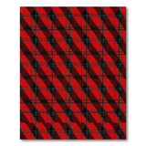 Bold Red Tartan Plaid Area Rug
