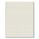 Beige and Neutral Minimalist Beige Grid Area Rug