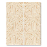 Abstract Tan Wood Grain Area Rug