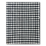 Black White Checkered Woven Area Rug