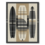 Geometric Surfboard Trio Area Rug
