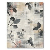Distressed Vintage Leaf Area Rug