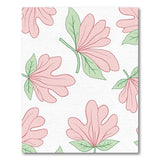 Floral Vintage Whimsical Pink Floral Scatter Area Rug