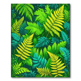 Floral Vintage Lush Fern Grove Area Rug