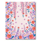 Cascading Wisteria Rose Floral Area Rug