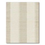 Geometric Modern Beige Vertical Stripe Woven Area Rug