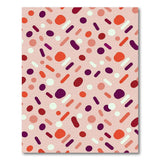 Geometric Modern Vibrant Pink Multi-Color Geometric Area Rug