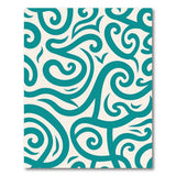 Swirl Abstract Area Teal Swirl Abstract Area Rug