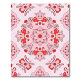Ornate Pink Ornate Pink Floral Medallion Area Rug