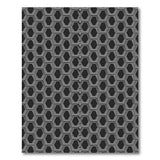 Modern Hexagon Grid Grey Area Rug