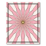 Pink Starburst Petal Area Rug