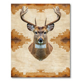 Majestic Deer Antler Southwestern Rug