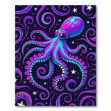 Whimsical Cosmic Octopus Area Rug