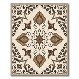 Traditional Persian Elegant Beige Persian Floral Area Rug