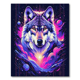 Cosmic Wolf Nebula Area Rug