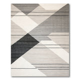 Modern Grey Geometric No. 2 Area Rug
