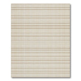 Beige and Neutral Plaid Beige Plaid Woven Area Rug