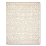 Beige and Neutral Trellis Beige Geometric Trellis Area Rug