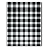 Black White Checkered Rustic Farmhouse Black and White Area Rug
