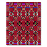 Red Heritage Tribal Geometric Area Rug