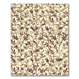 Vintage Leaf Branch Beige Area Rug