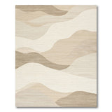 Beige Abstract Wave Hills Area Rug