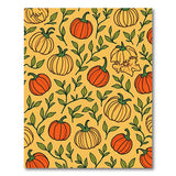 Whimsical Pumpkin Vine Area Rug