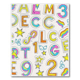 Vibrant ABC 123 Kids Cartoon Area Rug