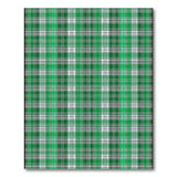 Geometric Modern Emerald Green Plaid Checkered Area Rug