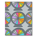 Colorful Prize Wheel Area Rug