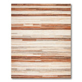 ODIKA Modern Abstract Linear Striped Washable Area Rug, Low Pile Non-Slip Rug