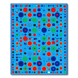 Vibrant Multi-Color Geometric Circles Area Rug