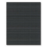Black and White Bold Black White Horizontal Stripe Area Rug