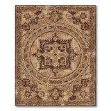 Heritage Tribal Brown Medallion Area Rug