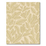 Golden Banana Leaf Beige Area Rug