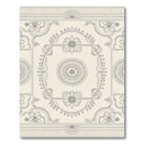 Traditional Persian Beige Traditional Persian Medallion Area Rug