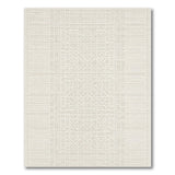 Beige Lattice Geometric Beige and Neutral Area Rug