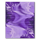Purple Abstract Area Purple Abstract Wave Area Rug