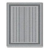 Bold Black White Geometric Dot Area Rug